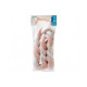 TRENZA PROTECTORA PARA CUNA Y CAMA EN ROSA 1,50m KIOKIDS 3177